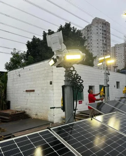 Aluguel de torre de iluminação para obras