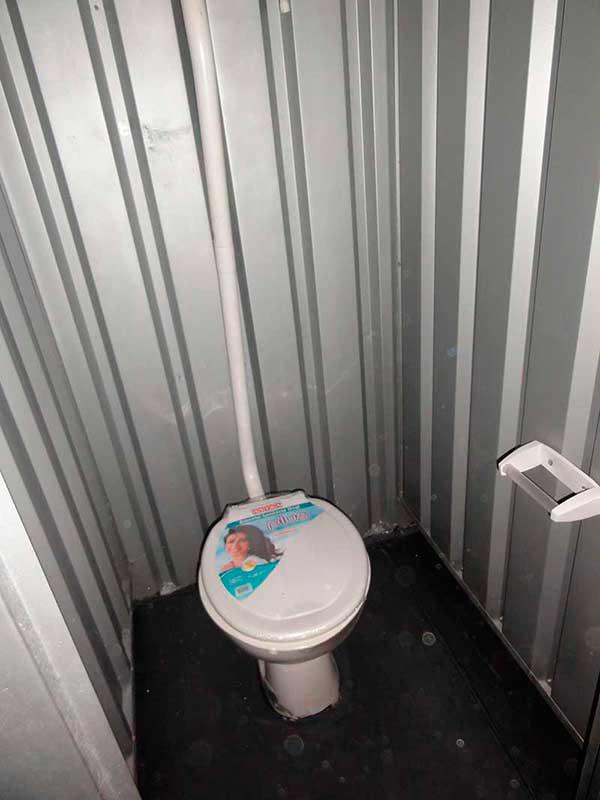 Banheiro Container para 