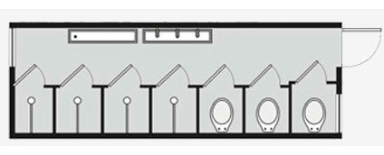 Container para locação e Venda - PP 9/3 WC - 4 CH