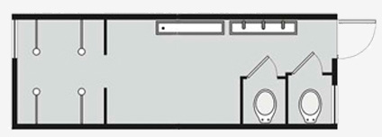 CONTAINER PARA LOCAÇÃO E VENDA - PP 7/4 WC